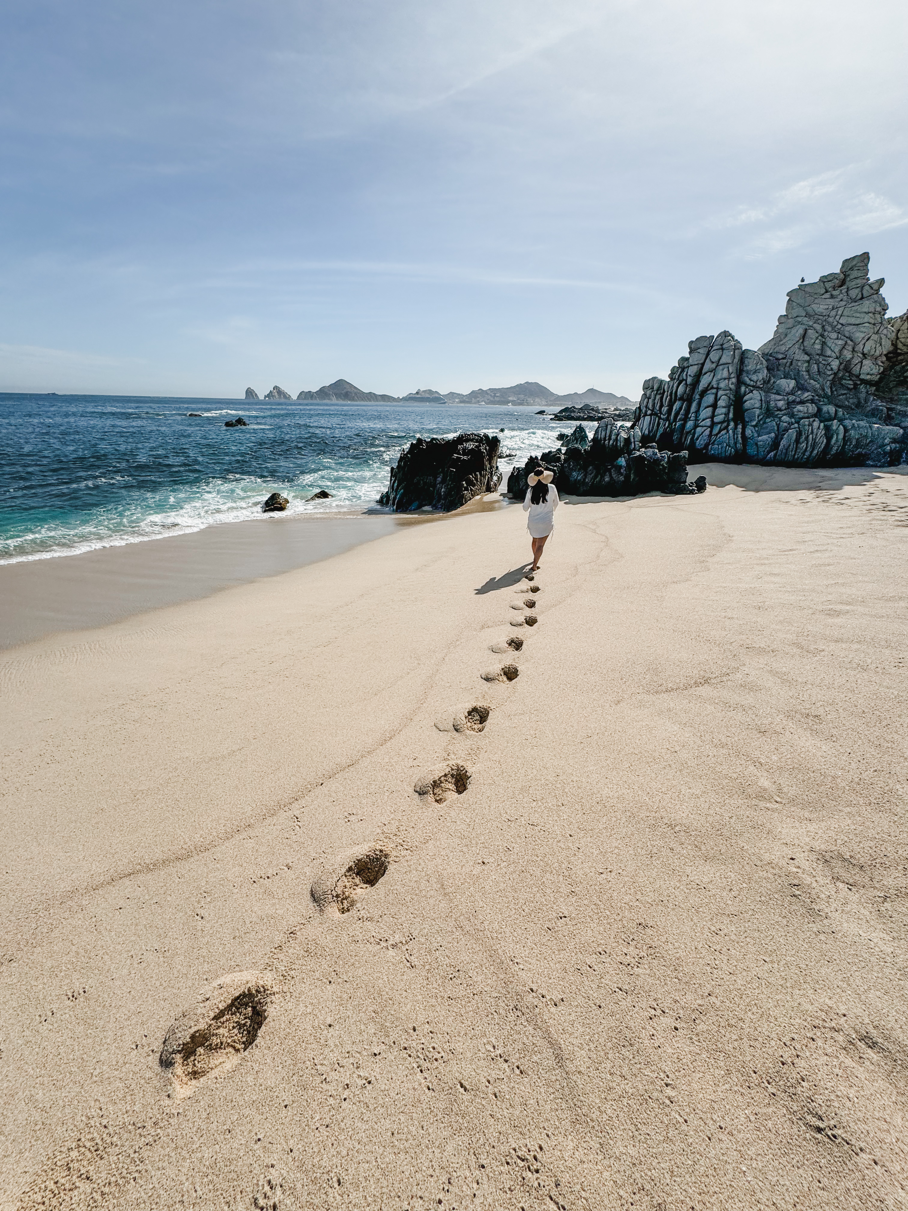 Pristine beach in Cabo