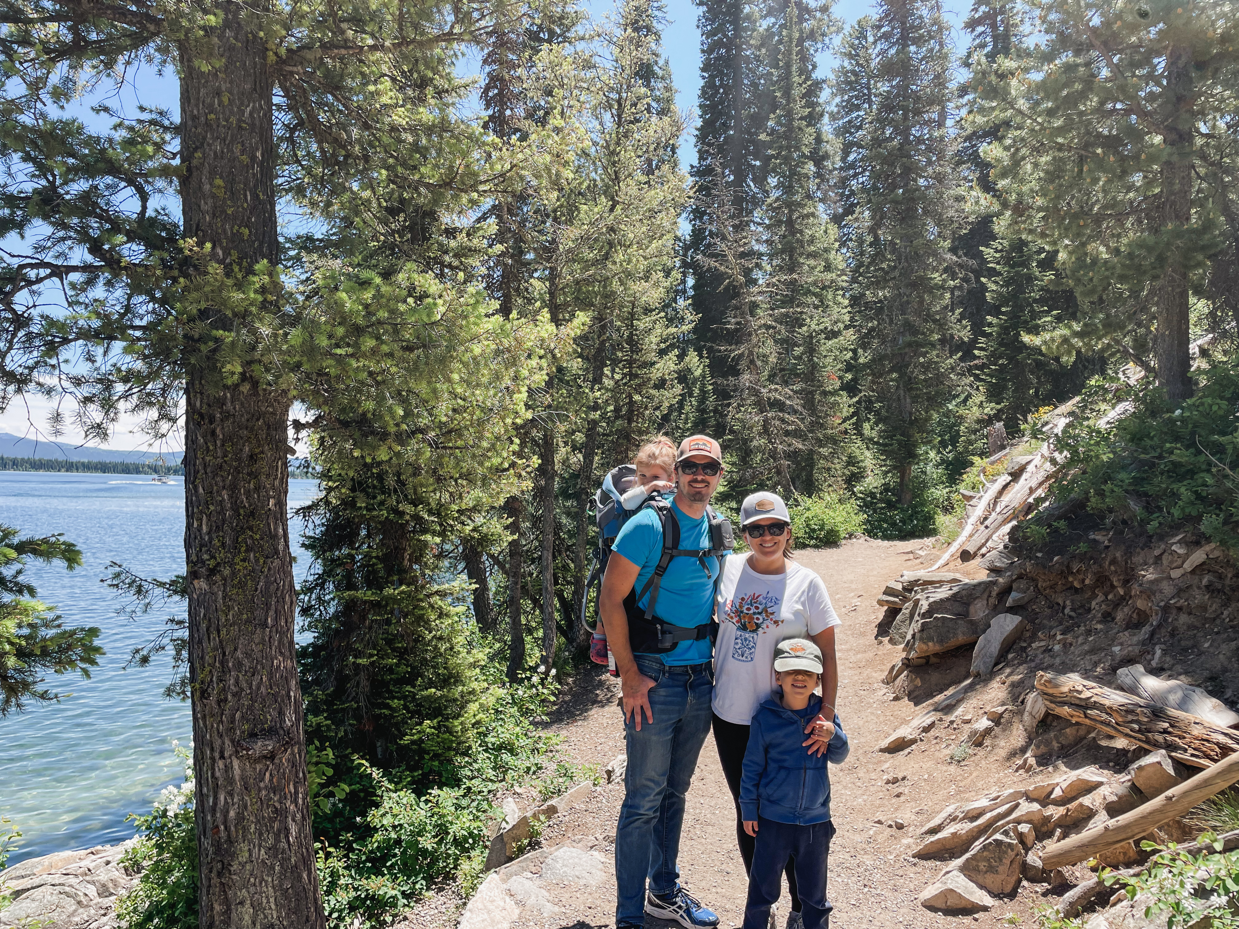 Family hiking Colorado